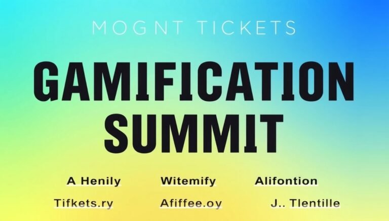 websites for ticket sale gamificationsummit