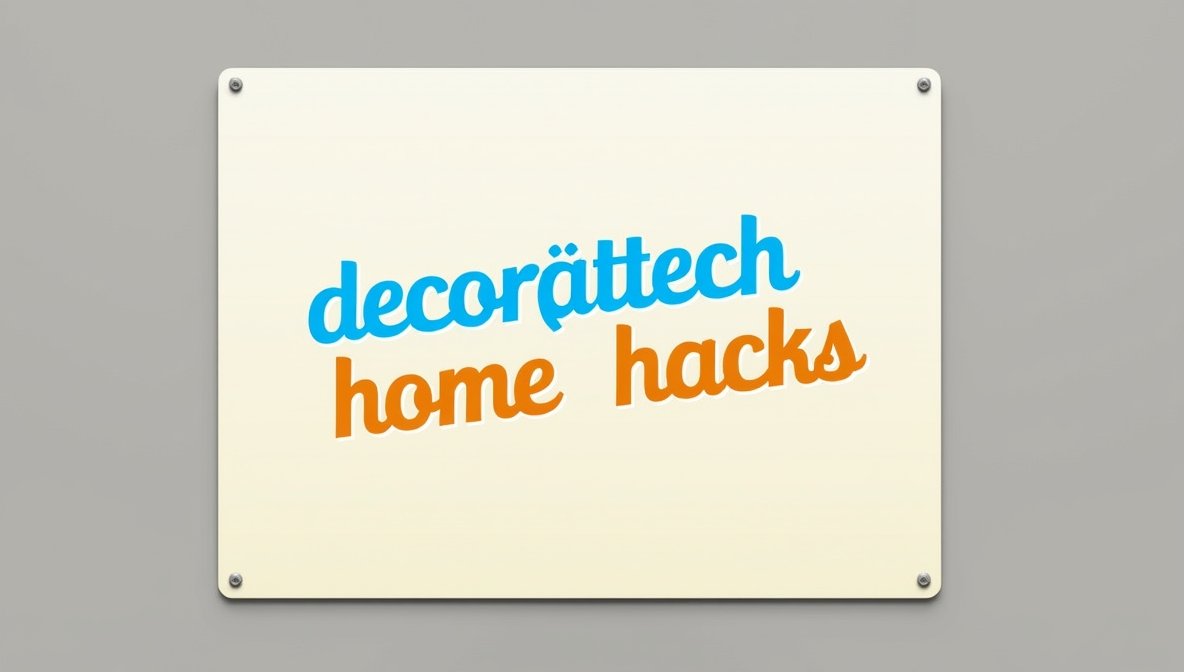 decoradtech home hacks